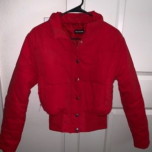 red pretty little thing puffer jacket